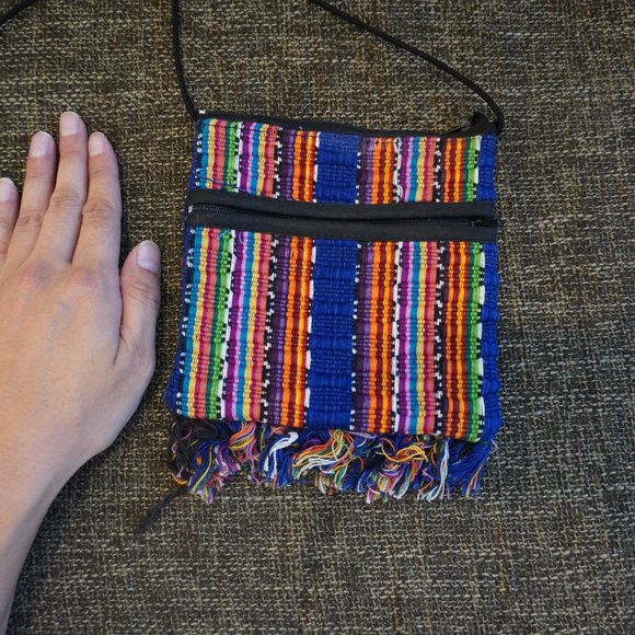 colorful knit bag - Picture 2 of 3